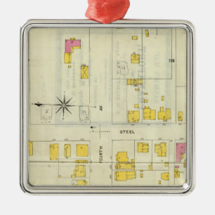 Frankfort, Kentucky 5 Metal Tree Decoration