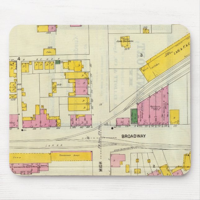 Frankfort, Kentucky Mouse Mat (Front)