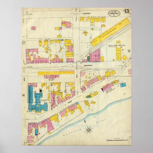 Frankfort, Kentucky Poster (Front)