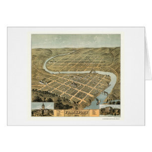 Frankfort, KY Panoramic Map - 1871