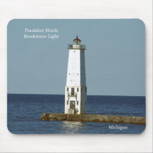 Frankfort North Breakwater Light mousepad