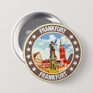 Frankfurt                                          7.5 cm round badge