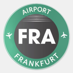 Frankfurt airport sticker