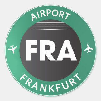 Frankfurt airport sticker