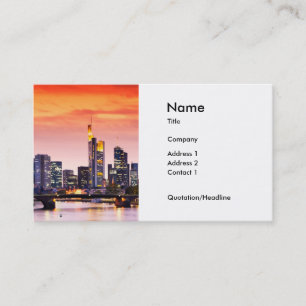 Frankfurt am Main 002A Business Card