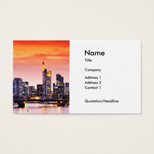 Frankfurt am Main 002A Business Card