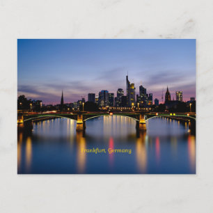 Frankfurt Bridge, Germany Postcard