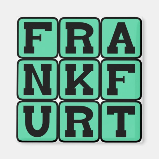 Image of Frankfurt, City in Germany Magnet