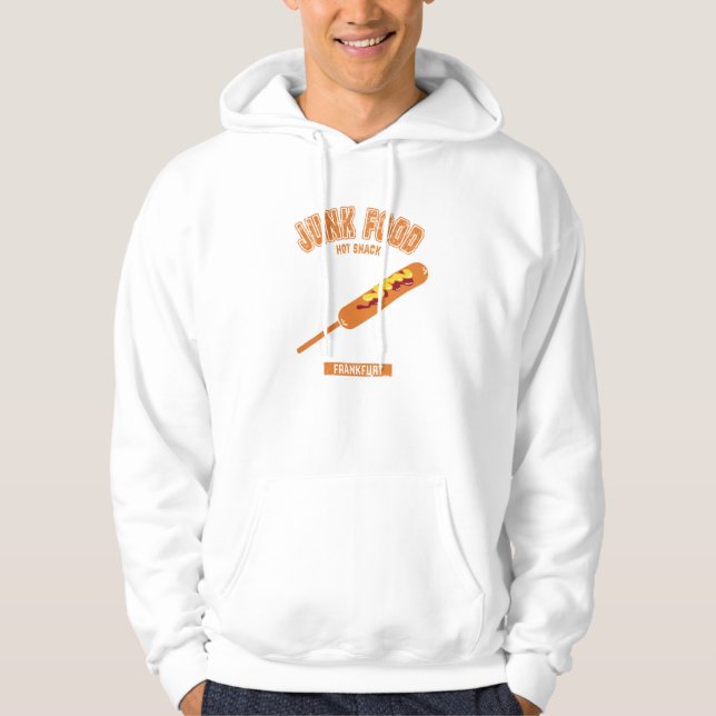 Frankfurt (college-style illustration) hoodie (Front)
