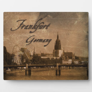 Frankfurt Germany Art Plaque