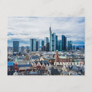 Frankfurt, Germany City View Postcard