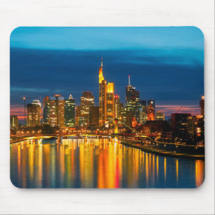 Frankfurt Germany Cityscape Mouse Mat