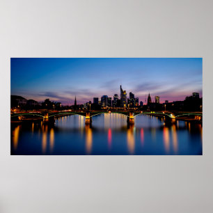 Frankfurt Germany Cityscape Poster