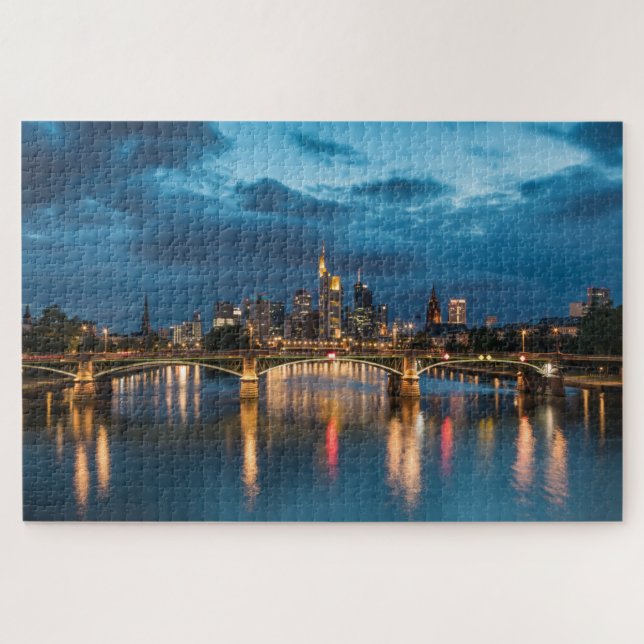 Frankfurt Germany Jigsaw Puzzle (Horizontal)