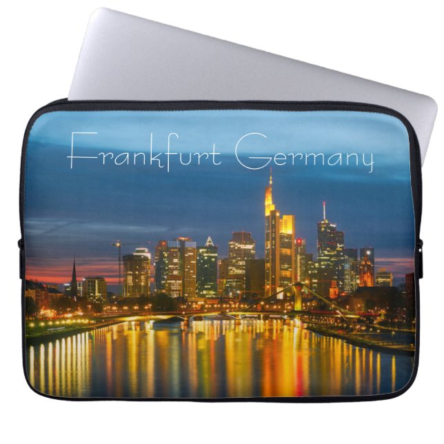 Frankfurt Germany Laptop Sleeve (Front)