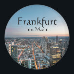 Frankfurt Germany Magnet<br><div class="desc">Travel photo of Frankfurt am Main,  Germany. Photo © Sebastian Worm.</div>
