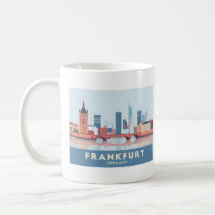 Frankfurt Germany Pastel Travel Coffee Mug