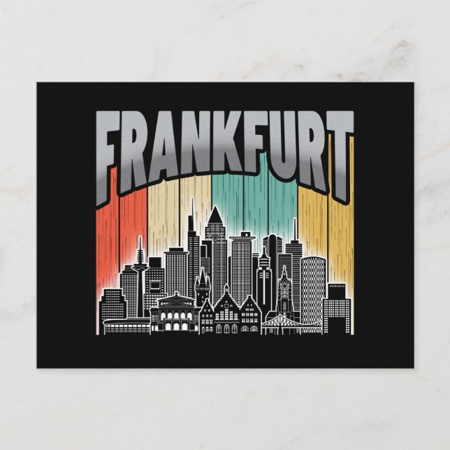 Frankfurt Germany Postcard (Front)