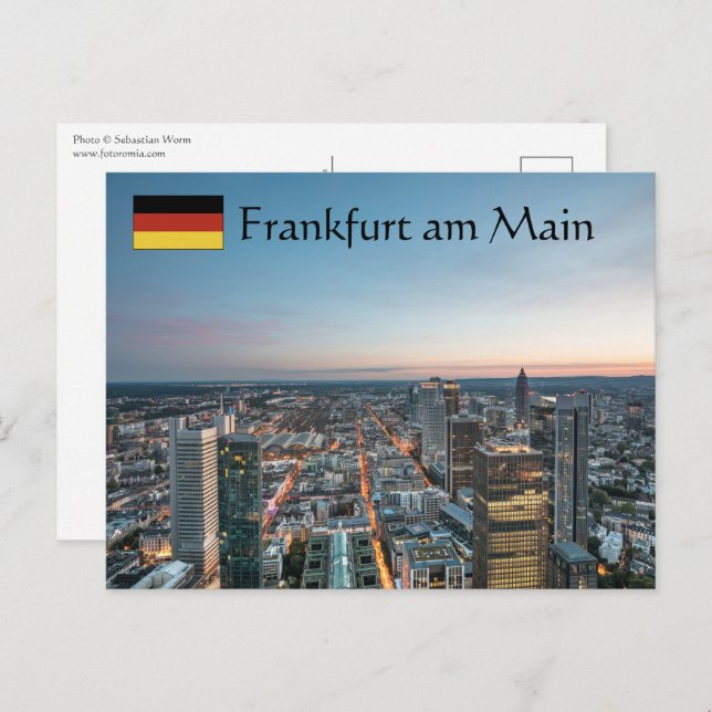 Frankfurt Germany Postcard (Front/Back)