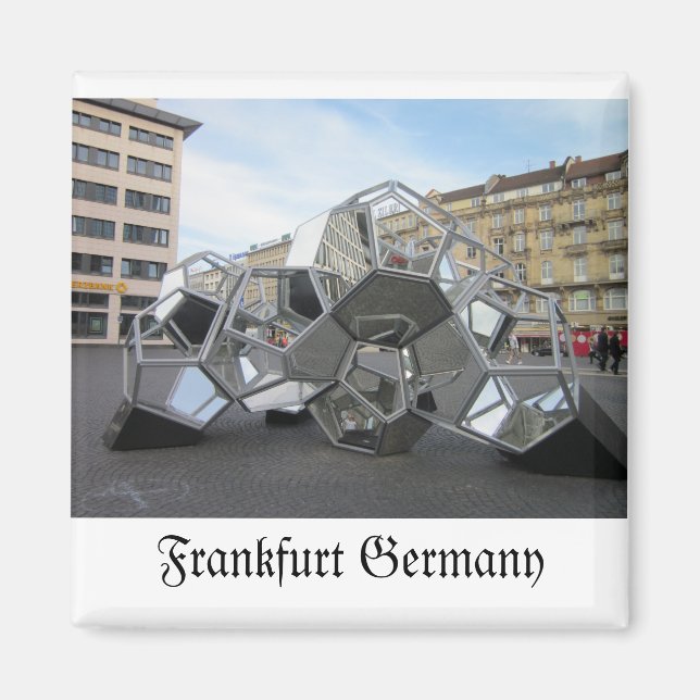 Frankfurt Germany Sculpture Magnet (Front)