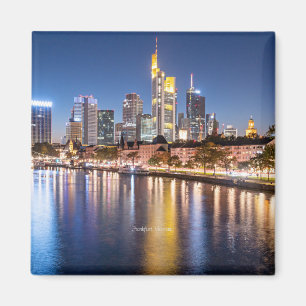 Frankfurt, Germany skyline, Magnet