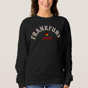 Frankfurt Germany Vintage Deutschland German City Sweatshirt