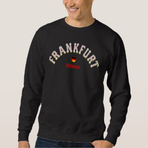 Frankfurt Germany Vintage Deutschland German City Sweatshirt