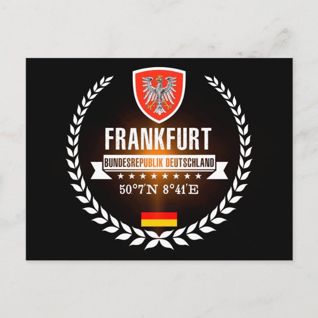 Frankfurt Postcard (Front)