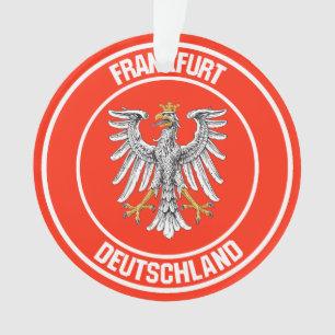 Frankfurt Round Emblem Ornament