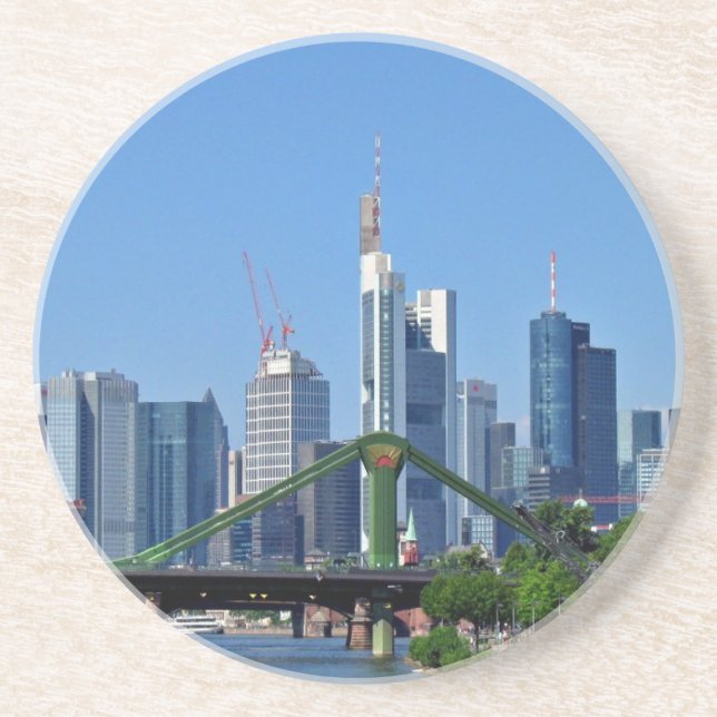 Frankfurt skyline coaster (Front)