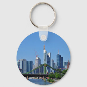 Frankfurt skyline key ring