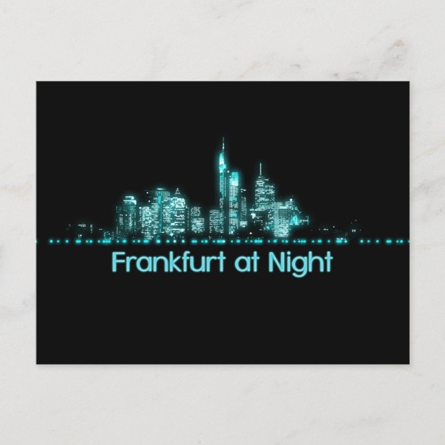 Frankfurt Skyline Postcard (Front)