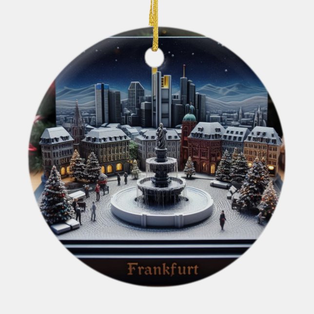 Frankfurt Wonderland: 3D Christmas Ornament (Back)