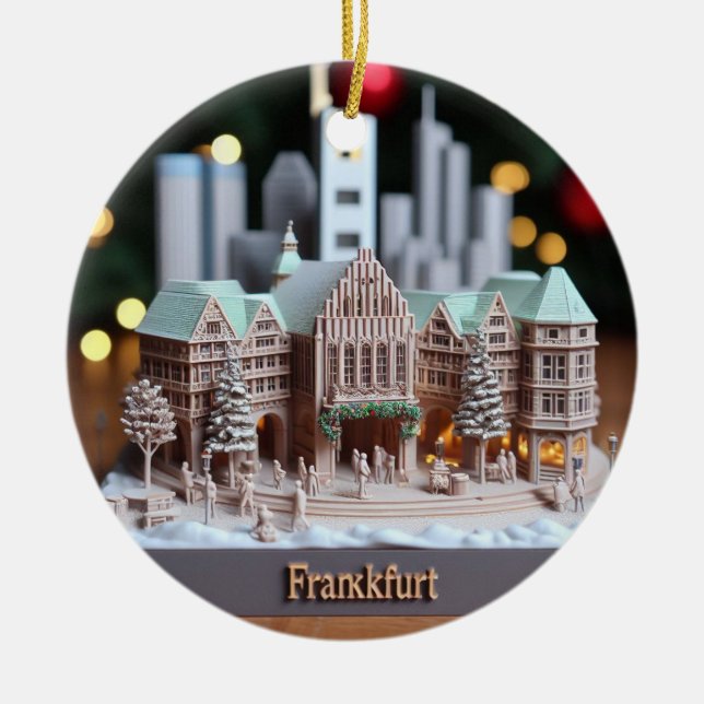 Frankfurt Wonderland: 3D Christmas Ornament (Front)