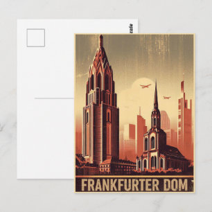 Frankfurter dom am main Frankfurt Cathedra Postcard