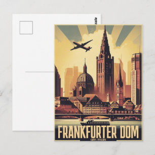 Frankfurter dom am main Frankfurt Cathedra Postcard