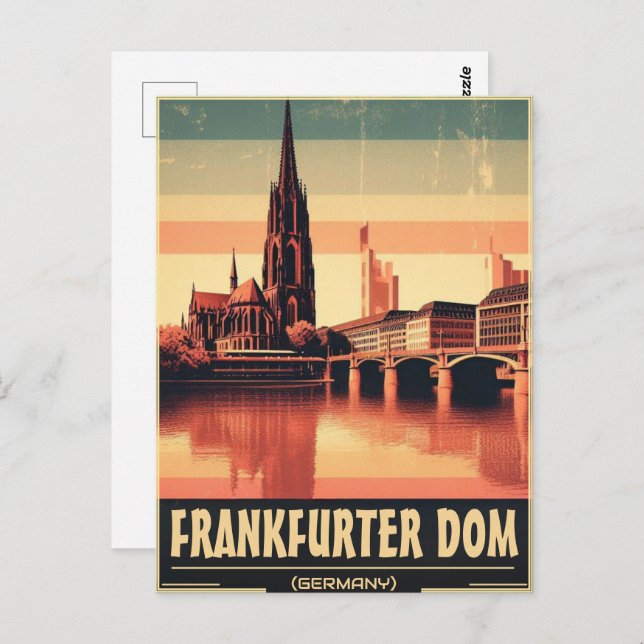 Frankfurter dom am main Frankfurt Cathedra Postcard (Front/Back)