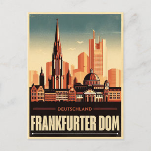 Frankfurter dom am main Frankfurt Cathedra Postcard