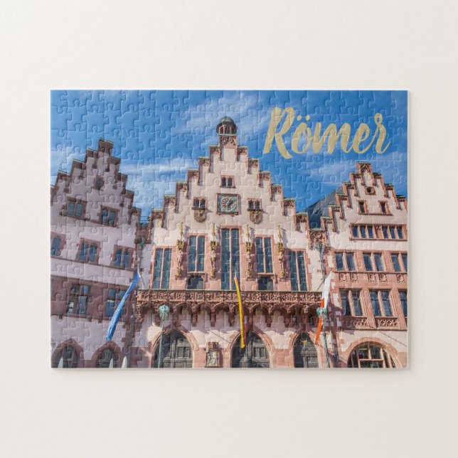 Frankfurter Roemer Germany Frankfurt City Hall Jigsaw Puzzle (Horizontal)
