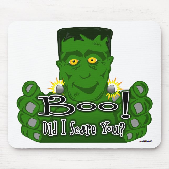 Frankie Boo! Did I Scare You? Mouse Mat (Front)