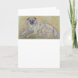 Frankie Dog Greeting Card