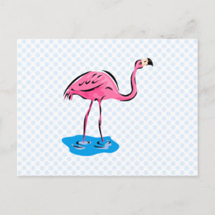 Frankie Flamingo Postcard