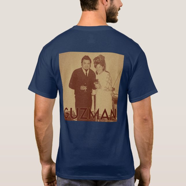 FRANKIE & MARGARET GUZMAN SR. men's T-Shirt (Back)