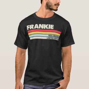 Frankie Personalised Name Retro Vintage 70s 80s 90 T-Shirt