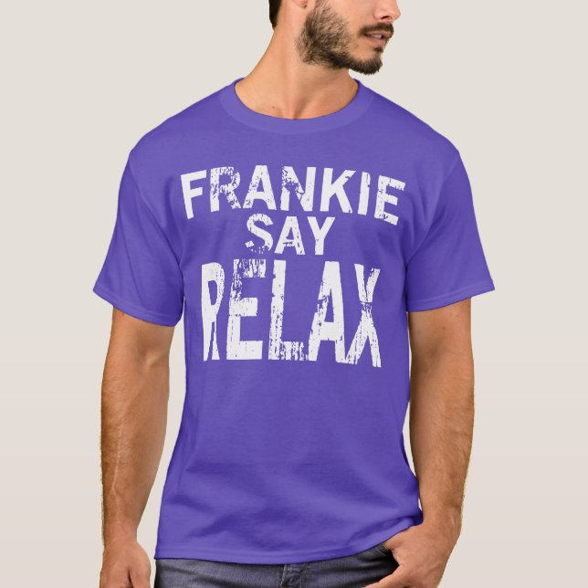 Frankie Say Rela Men retro T-Shirt (Front)