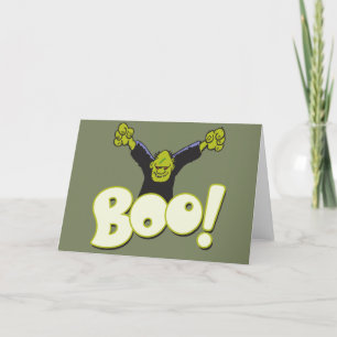 Frankie Superhero - Frankenstein Monster Halloween Card