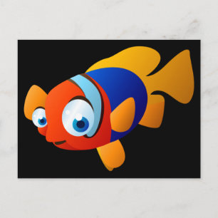 Frankie The Fish Postcard
