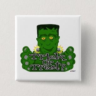 Frankie Trick Or Treat? 15 Cm Square Badge