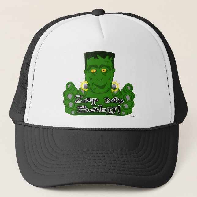Frankie Zap Me Baby! Trucker Hat (Front)