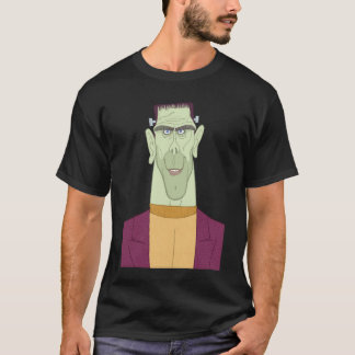 Frankie's Alive! Modern Cartoon Halloween Monster T-Shirt